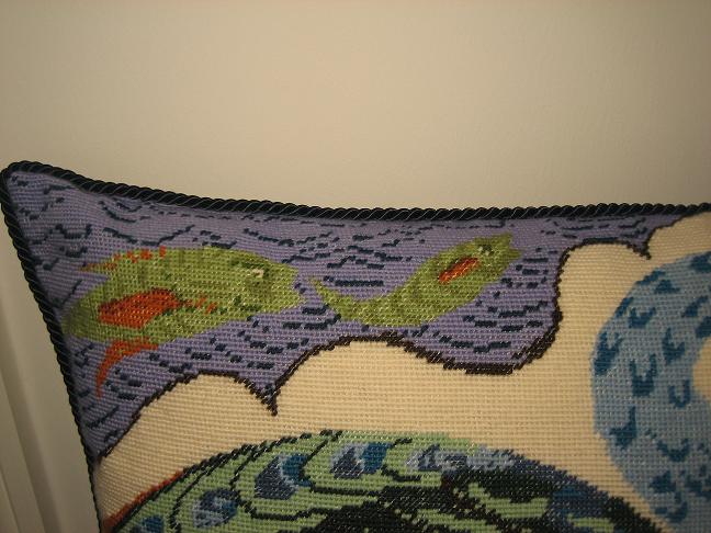 Bird catching a fish detalje